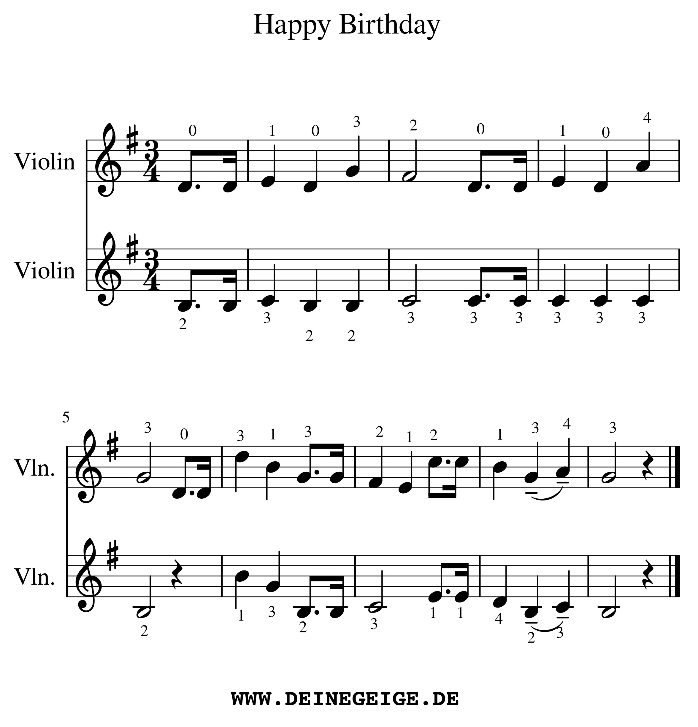 Happy Birthday Zum Geburtstag Viel Gluck Kostenlose Noten Musikparadies Wiesbaden